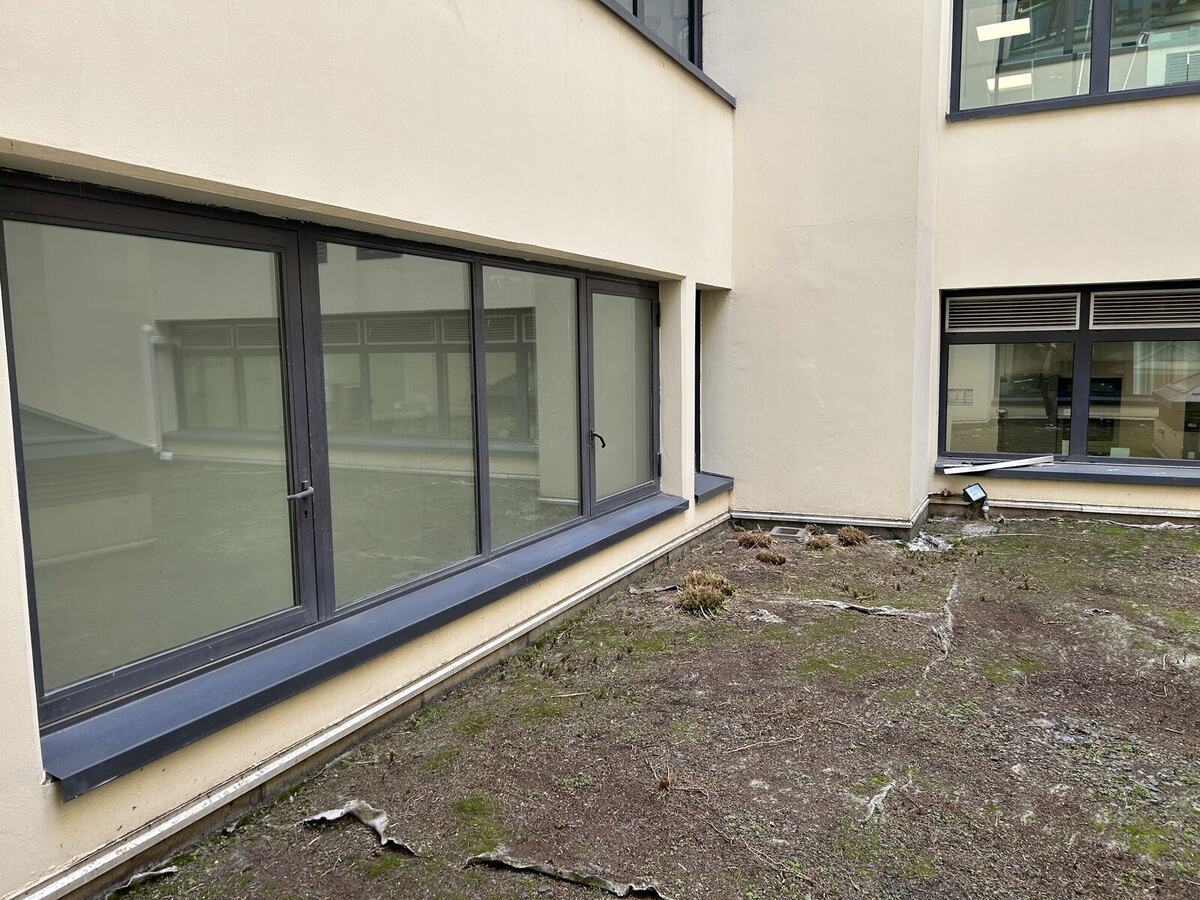 Cour intérieure végétalisée avant les travaux d'aménagement paysager à Nice, vue 2